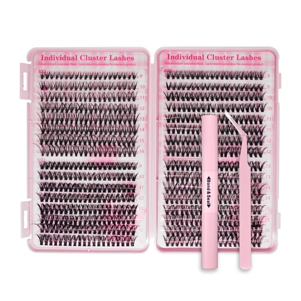 Serensia False Cluster Lash Book with Glue &amp; Tweezer