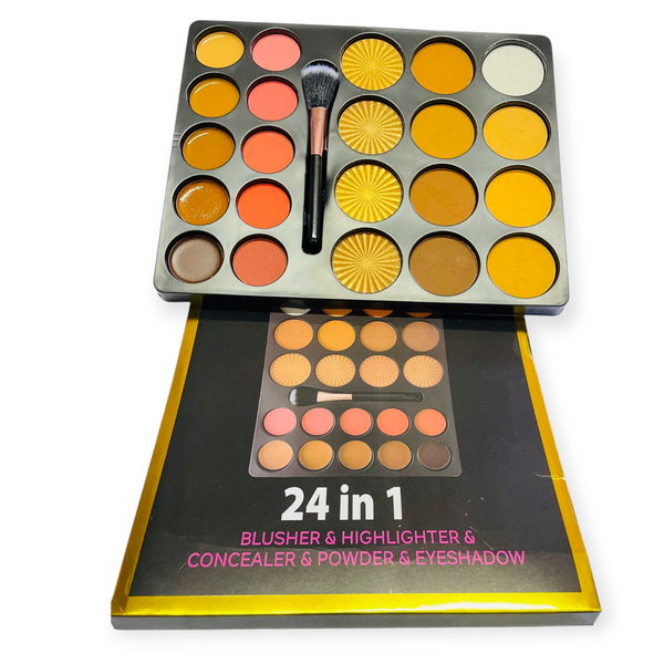24 in 1 Blusher,Highlighter ,Concealer Powder &amp; Eyeshadow Palette
