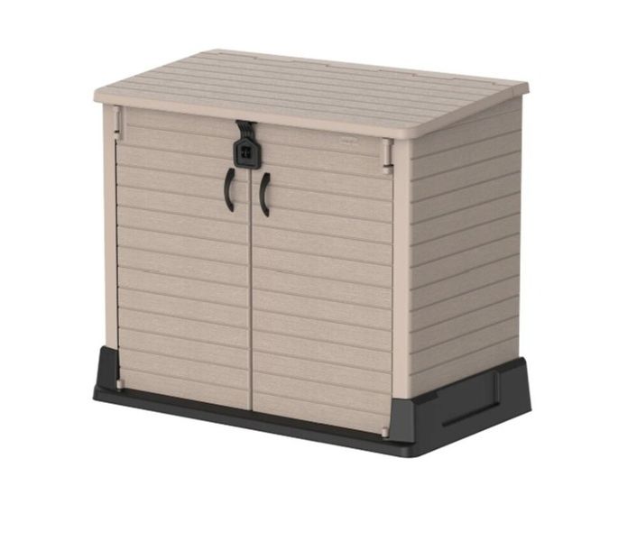 Cosmoplast Storage Shed Warm Taupe 850L