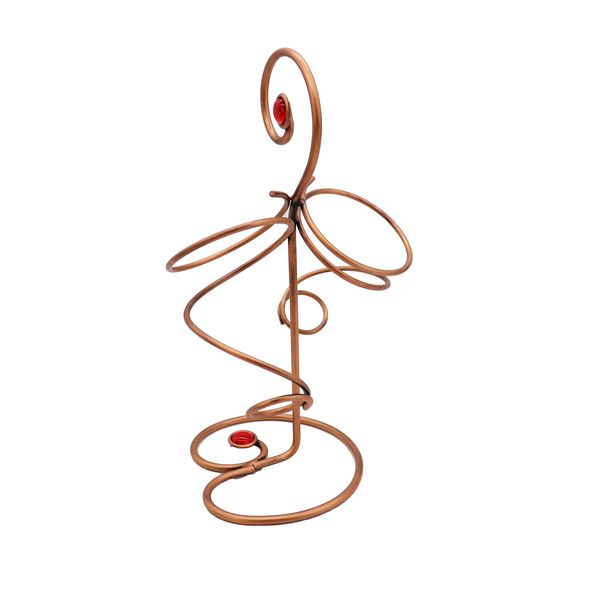Creative European Metal Wrought Iron Wine Rack for 2 Wine Bottles