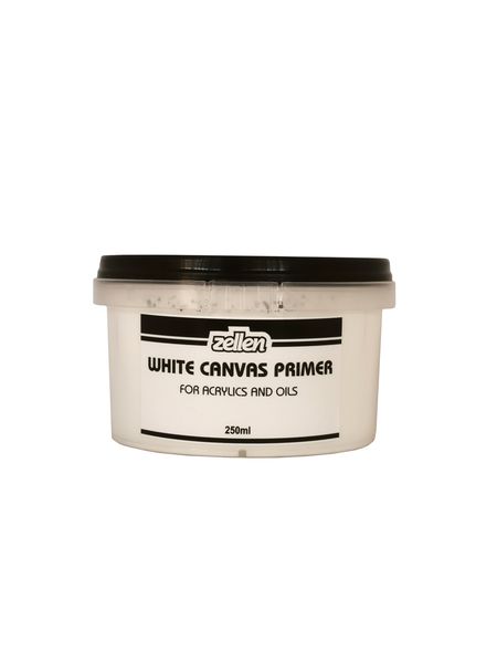 Zellen Artists' White Canvas Primer 250ml