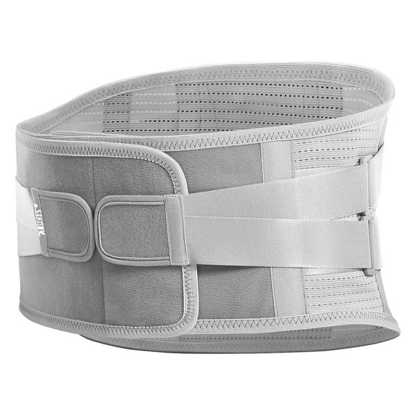 AOLIKES Lumbar Back Brace for Lower Back Pain with Removable Lumbar Pad