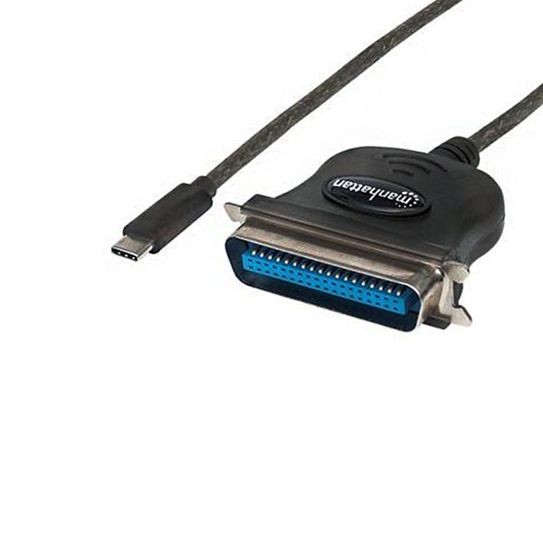 Manhattan Full-Speed USB-C to Cen36 Parallel Printer Converter USB-C
