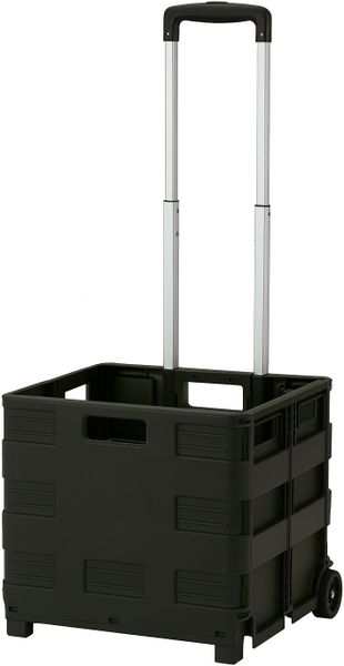 Foldable Rolla Cart Storage Box with Wheels &amp; Handle