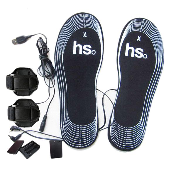 Winter USB Electric Heated Shoe Insoles Foot Warmers for Women and Men