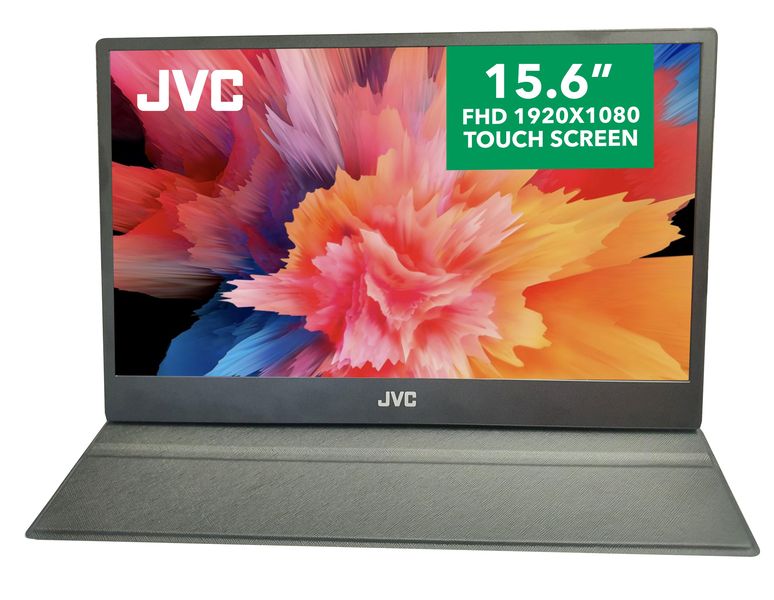 JVC 15.6" Full HD Touch Portable Monitor with Stand Cover Model Number LT-PN1625.