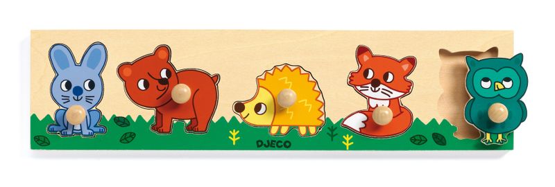 Djeco Wooden Shape Puzzle - Forest n Co