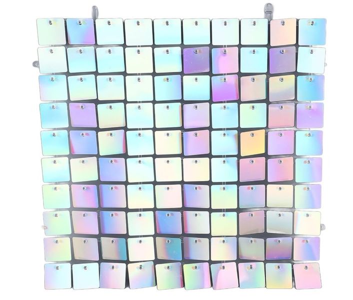 Shimmer Sequin Bling 3D Wall Panel Square Backdrop Decoration 30x30cm