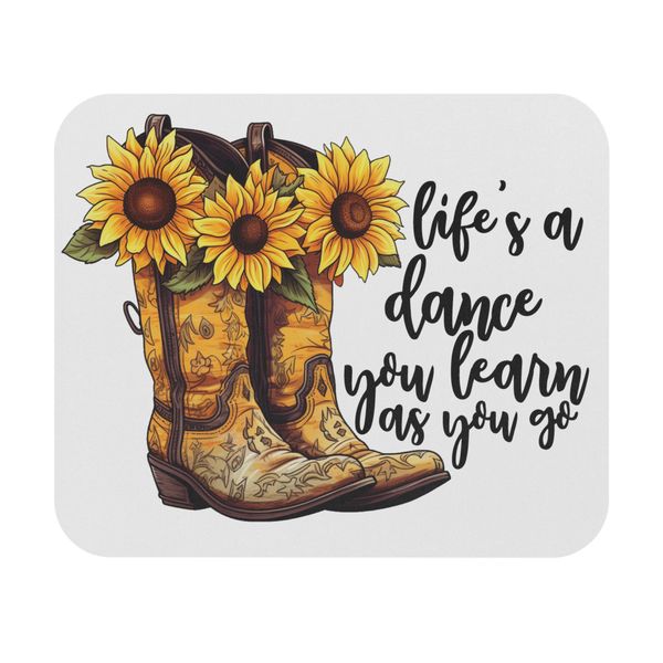 Dancing Boots Mouse Pad 18x22cm