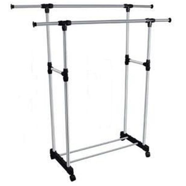 Double Pole Telescopic Clothes Rail