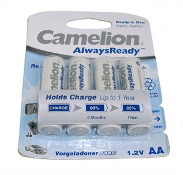 CAMELION NH-AA2300ARBP4 (MEC) AA=Size Battery NiMH 2A3 - Priced Per 4P/Pack