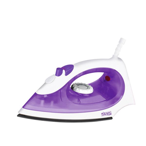 Steam Iron 1600W with Adjustable Temp &amp; Non-Stick Soleplate &amp; Spraying