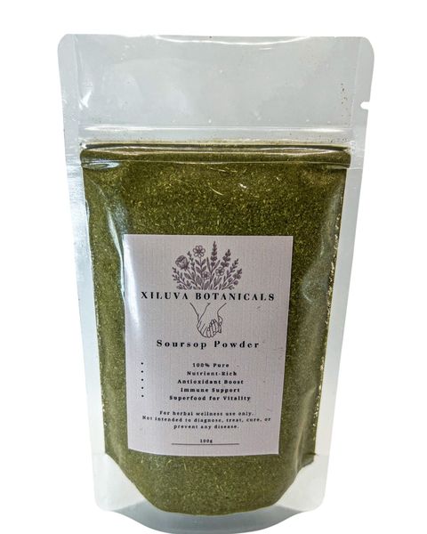 Xiluva Botanicals Soursop Powder 100 g - Traditional Herbal Support