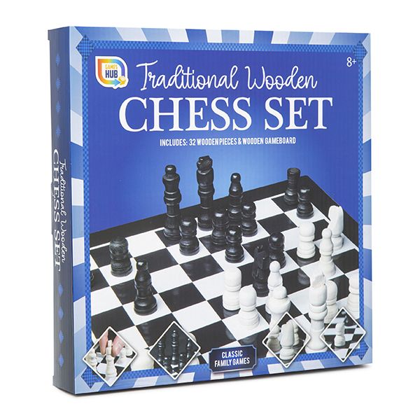 Games Hub Wooden Chess