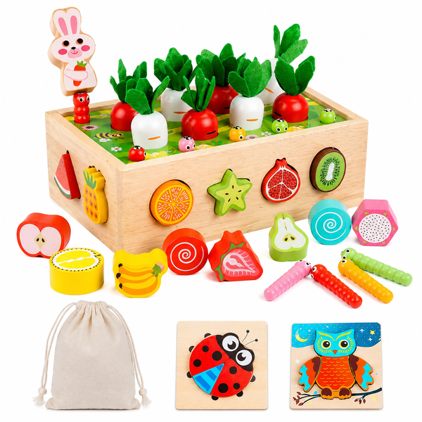 Montessori Wooden Educational Toy Set For Toddlers