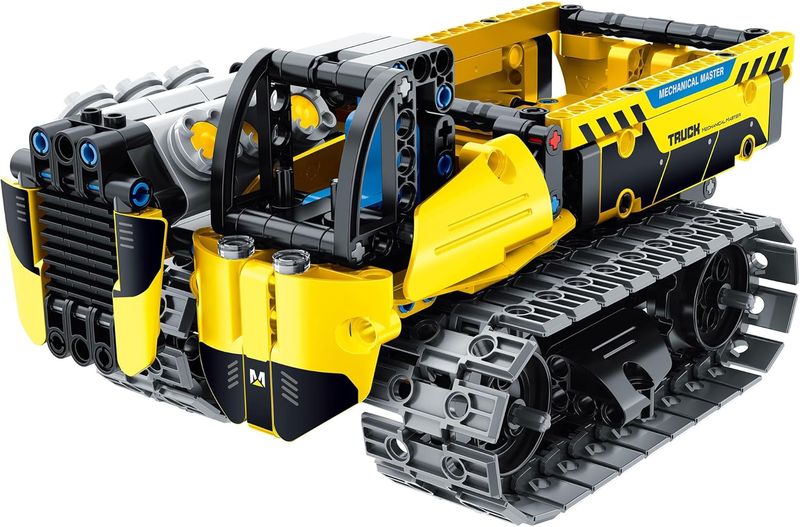 Building Blocks Activity Set,3-in-1Crawler Bulldozer Bricks Model Vehicle
