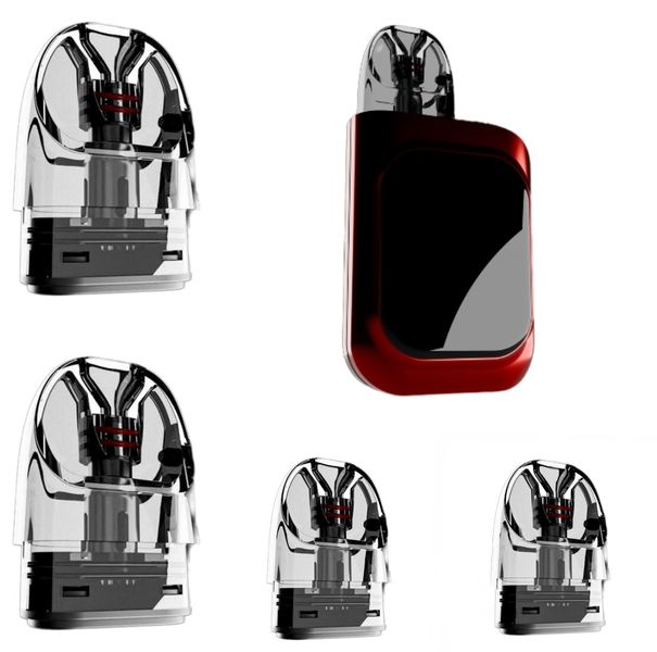 Smart POD System with Pack of 4 Pods 0.8ohm - Red