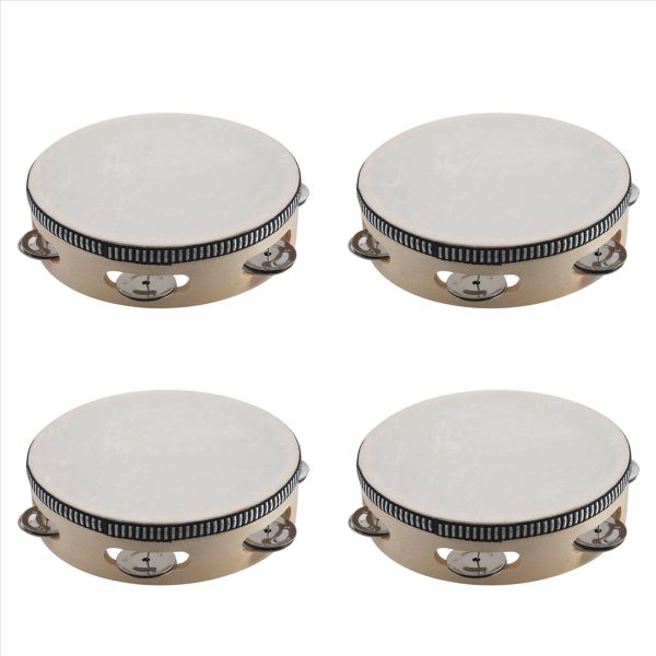 7 Inch Musical Tambourine Tamborine Drum Round Percussion Gift
