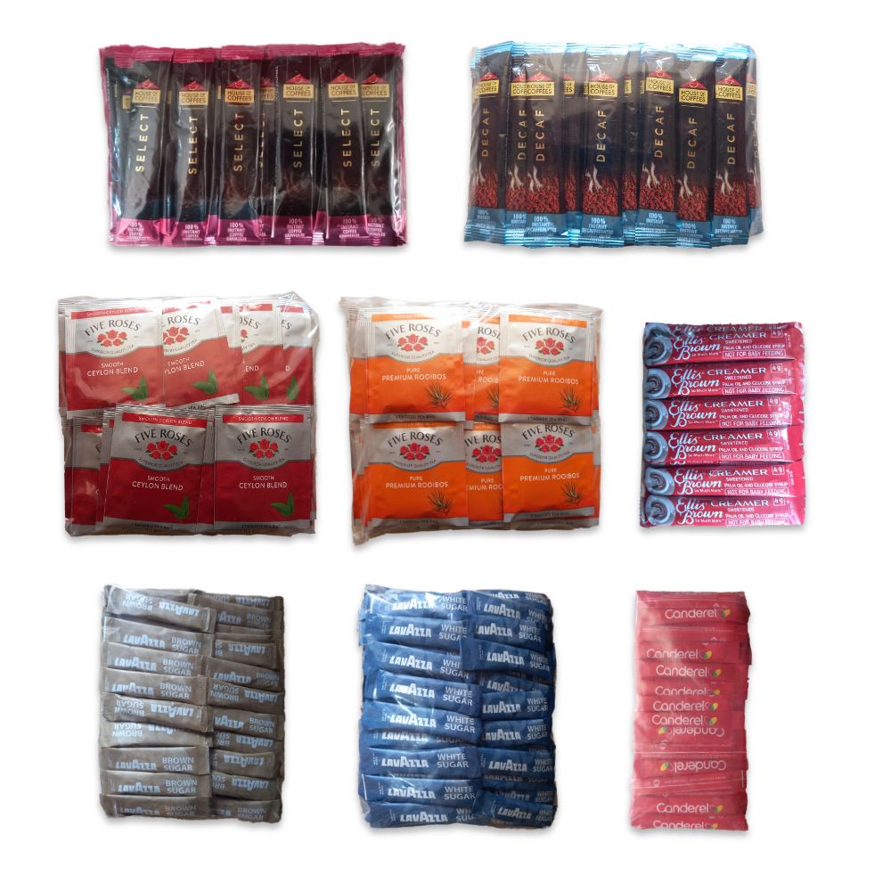 Hospitality Coffee Sachet and Tea Envelope Bundle Pack Shop Today