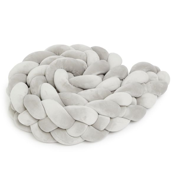 George &amp; Mason Baby - 2.2m Braided Cot Bumper