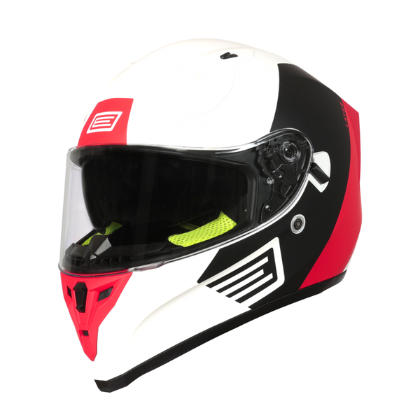 Origine Strada Layer Fluo Red/Black/White Helmet