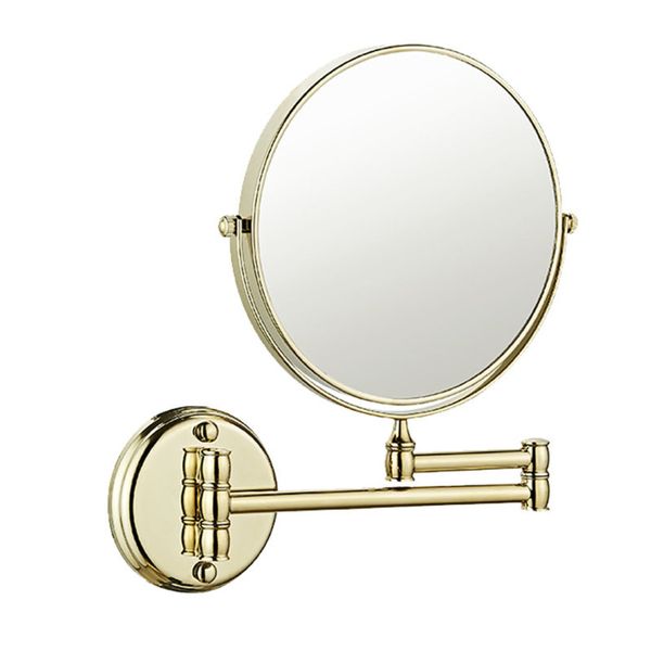 Brushed Gold Extendable Mirror