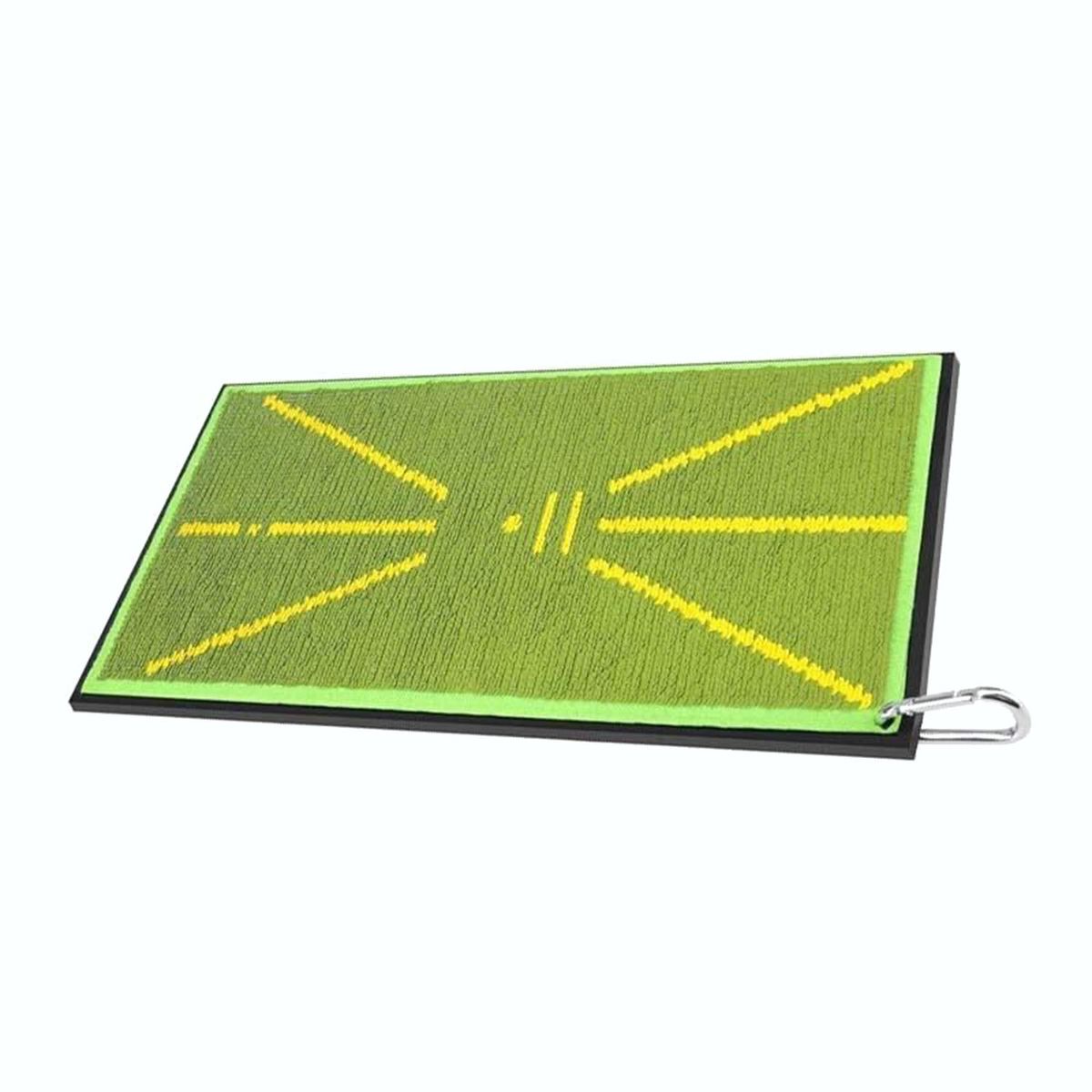 BasicX Golf Swing Trainer Pad with Beads, Anti-Slip Rubber Base, 41x21cm
