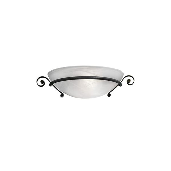 Malaga Wall Light Antique Bronze E27 1x60w