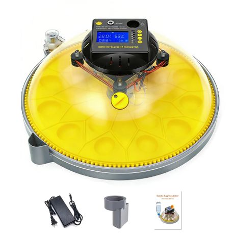 48Eggs Incubator with Temperature and Humidity Display-Dual Power/360 View Image