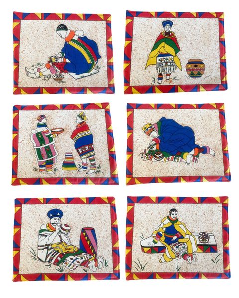 African Print - Ndebele Mama - Placemats