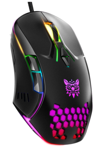 ONIKUMA CW902 RGB Lighting Wired Mouse(Black)