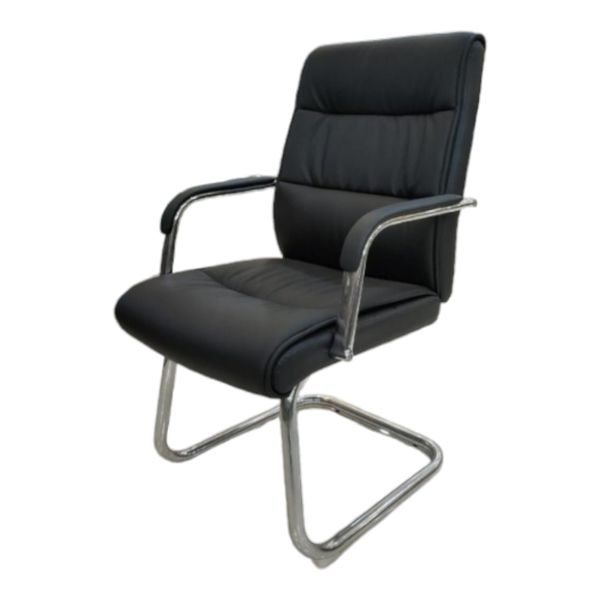 SMTE - Ergonomic Leather Design Office Chair-Black