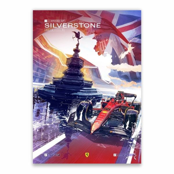 Silverstone UK Poster - A1