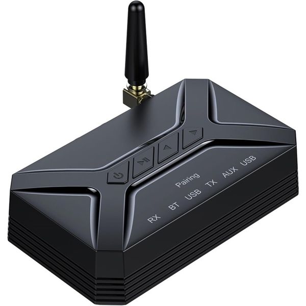 Bluetooth 5.0 Wireless Audio Adapter 2-in-1 Transmitter Receiver 40m Range