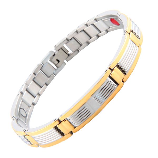 Men's Titanium Magnetic Bracelet - Arthritis Relief - 8483