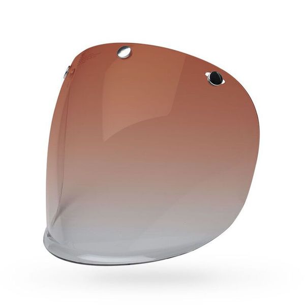 Custom 500 3-Snap Visor - Amber Gradient image