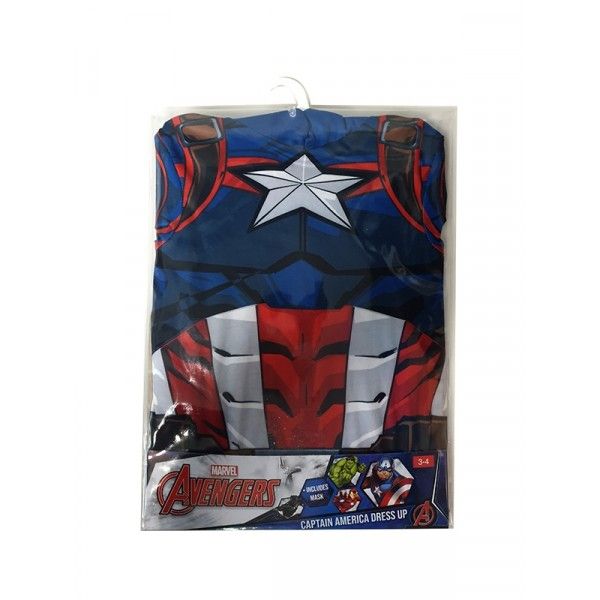 Captain America Dress Up Age 3 -4