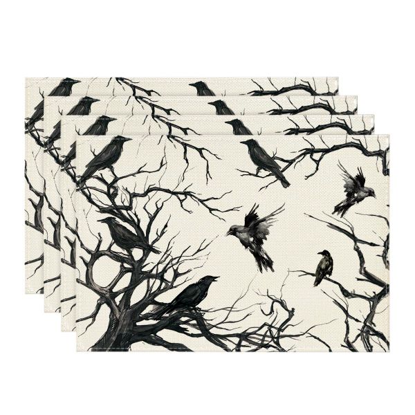 Halloween Placemats Set of 4 45x30cm
