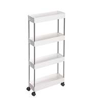 Nu Season 4 Tier Multipurpose Space Saving Trolley