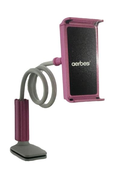Aerbes Adjustable Portable Bedside Mobile Table Clamp Phone Holder