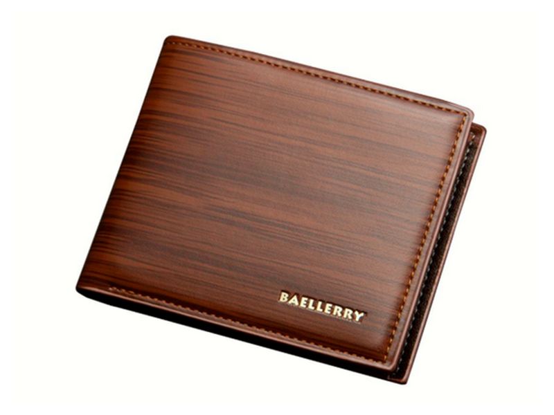 Baellerry Men's PU Leather BiFold Wallet with Box