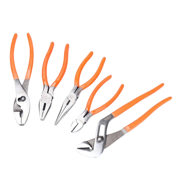 Heavy Duty 5 Piece Pliers Set