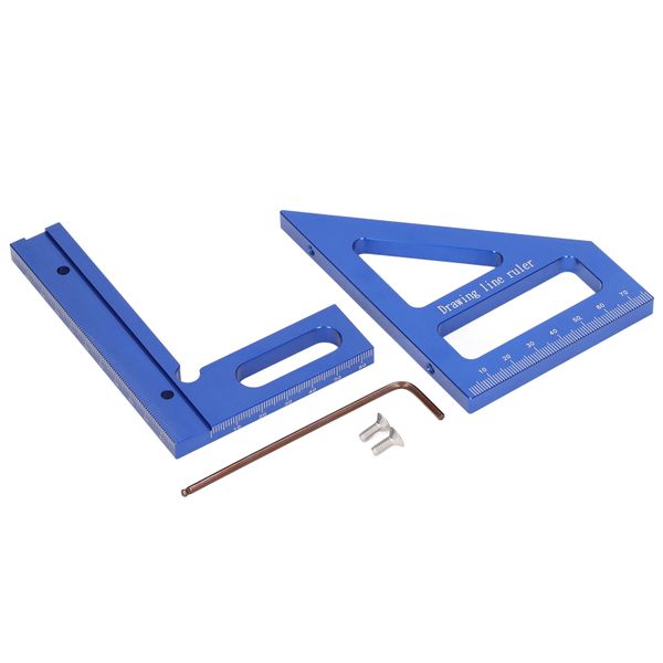 Aluminium 45 /90 Mitre Gauge for Layout Marking
