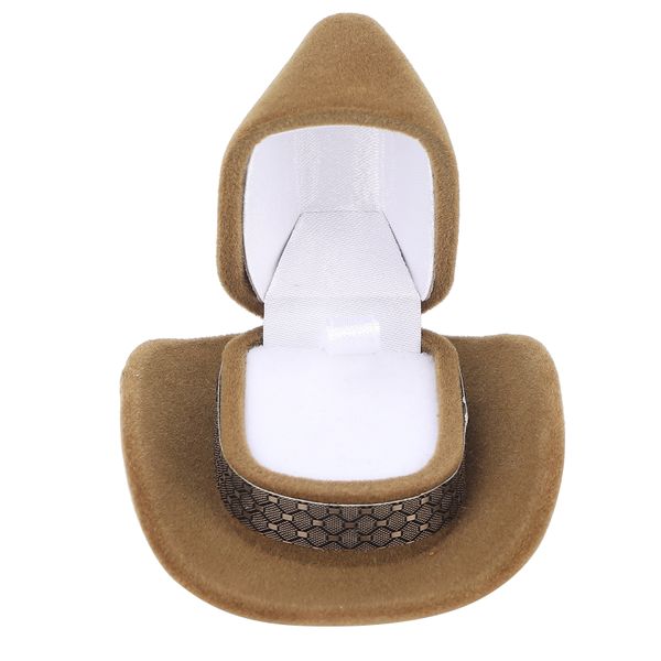 Portable Hat-Shaped Jewelry Travel Case for Rings, Necklaces &amp; Earrings - Gift Idea