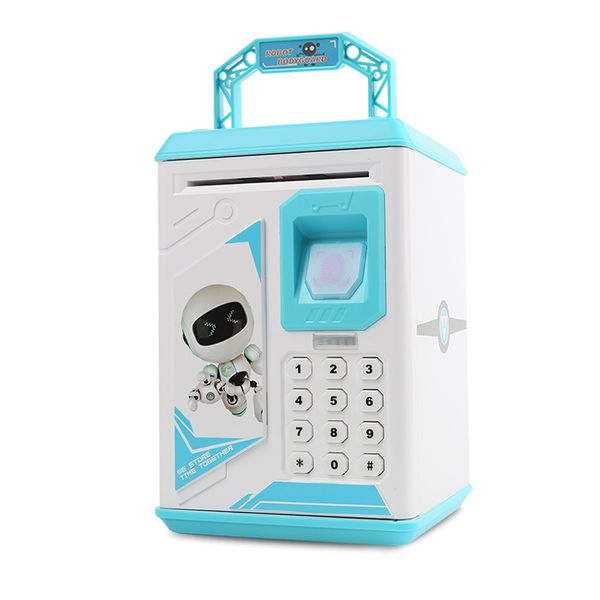 Children's cartoon ATM fingerprint password money box
