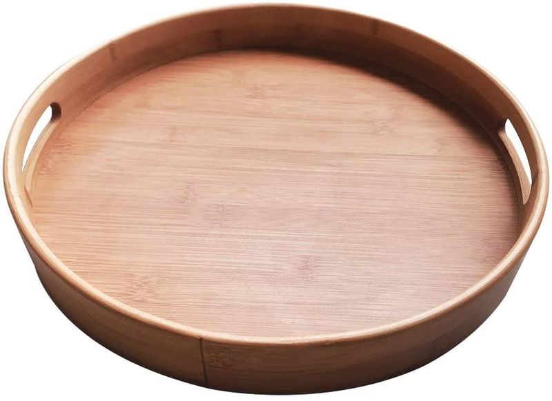 Tray 30X5cm Round Wooden - Serveware