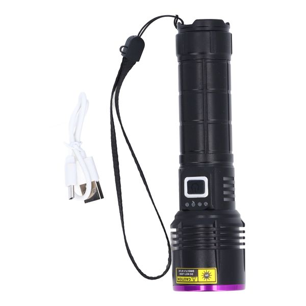 365nm USB Rechargeable UV Flashlight (Pet Urine, etc.)