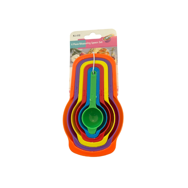 Stackable 6 Piece Measuring Spoon Set