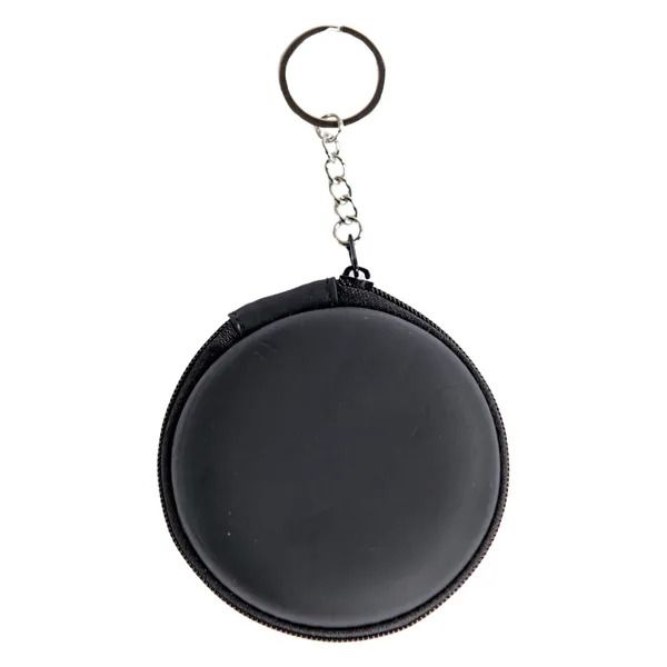 Keyring Holder Pouch Earphone and Coin Case Wallet Key Chain 8cmx8cmx3cm