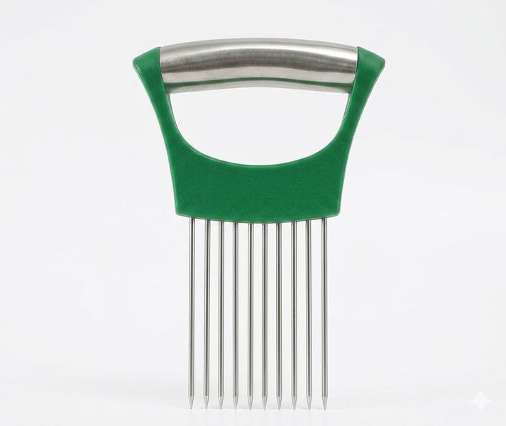Green Stainless Steel Onion Holder